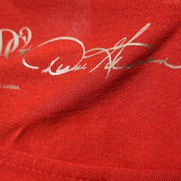 D2 by Diane Gilman short sleeve top tunic color rust size large - Picture 4 of 4